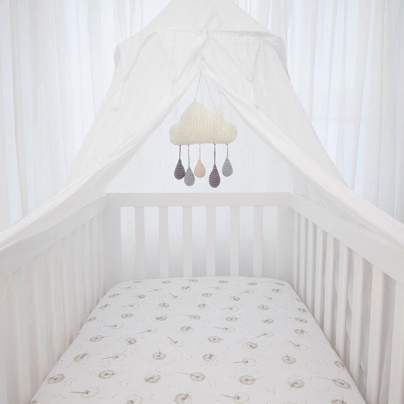 Organic Muslin 2pk Crib Fitted Sheets (dandelion)