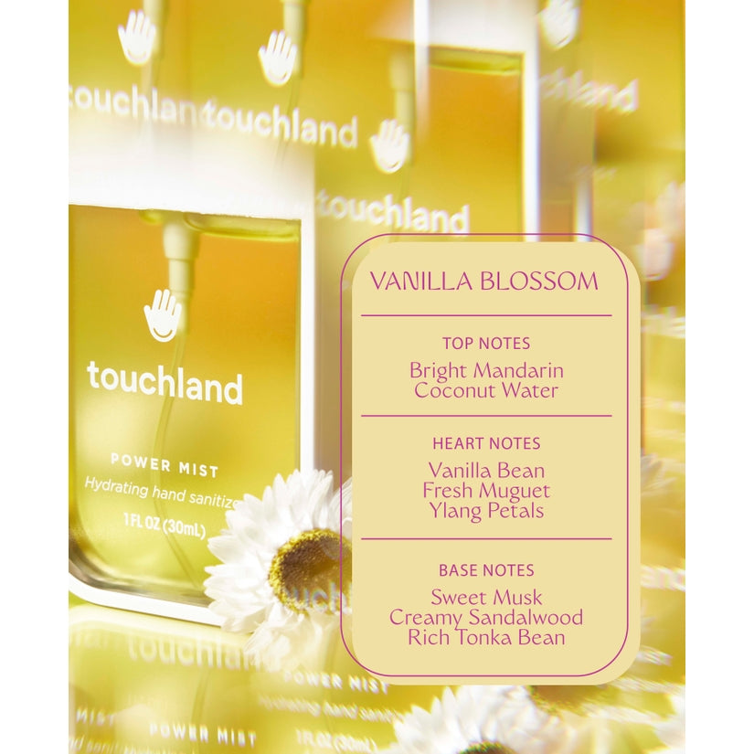 Touchland Power Mist Vanilla Blossom Hand Sanitizer (TS)