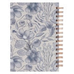 *NEW* Trust in the Lord Spiral Journal - Blue Botanical