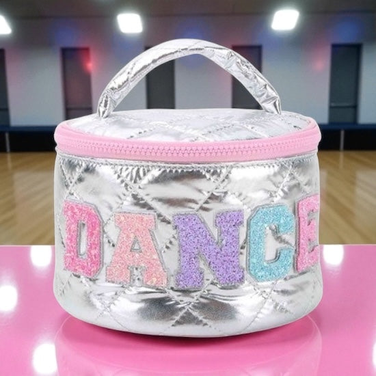 Metallic Round Dance Bag
