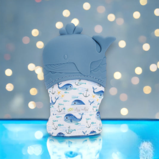 Teething Mitts (whale)