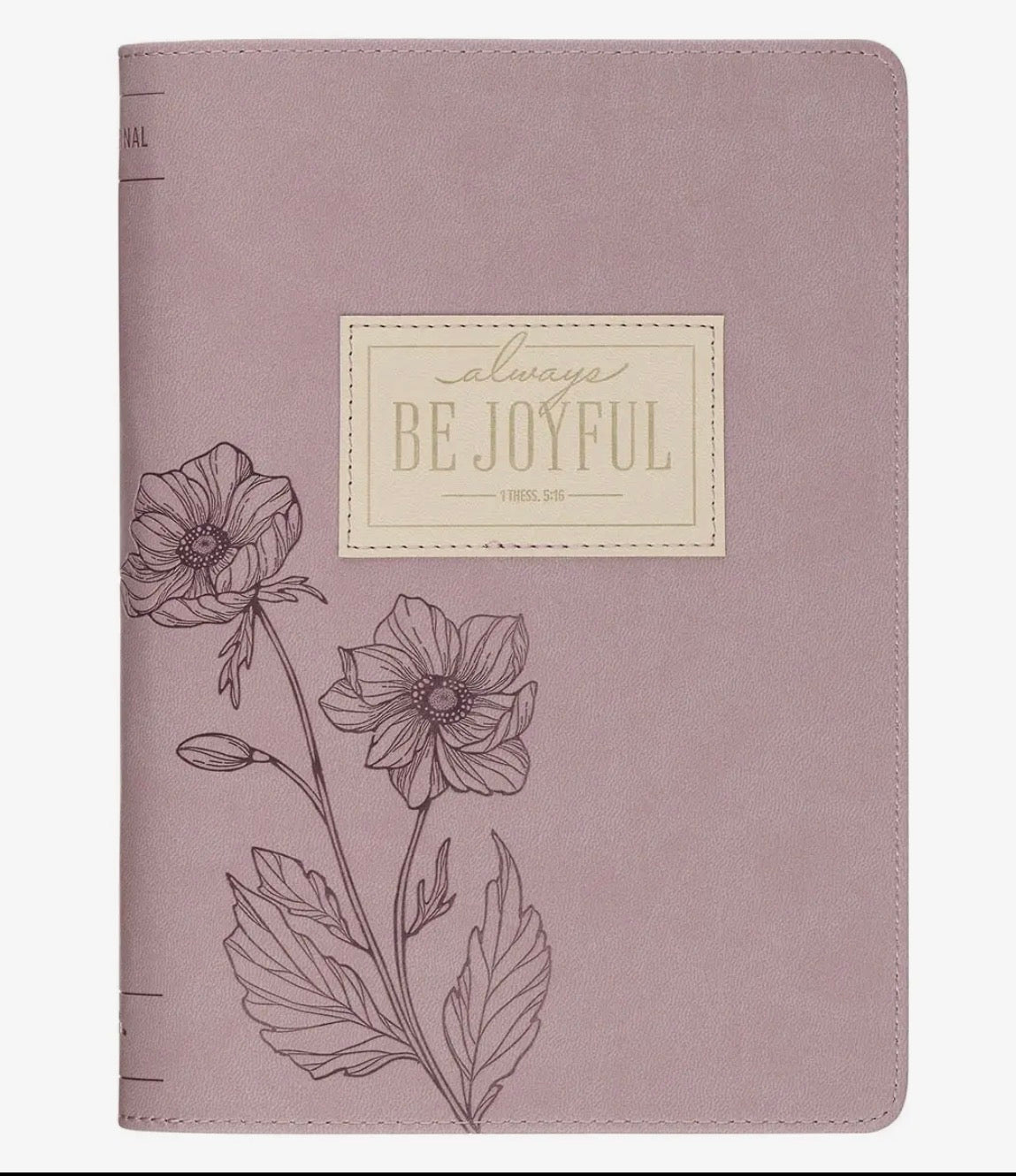 *NEW*  Always Be Joyful Zipper Closure Journal