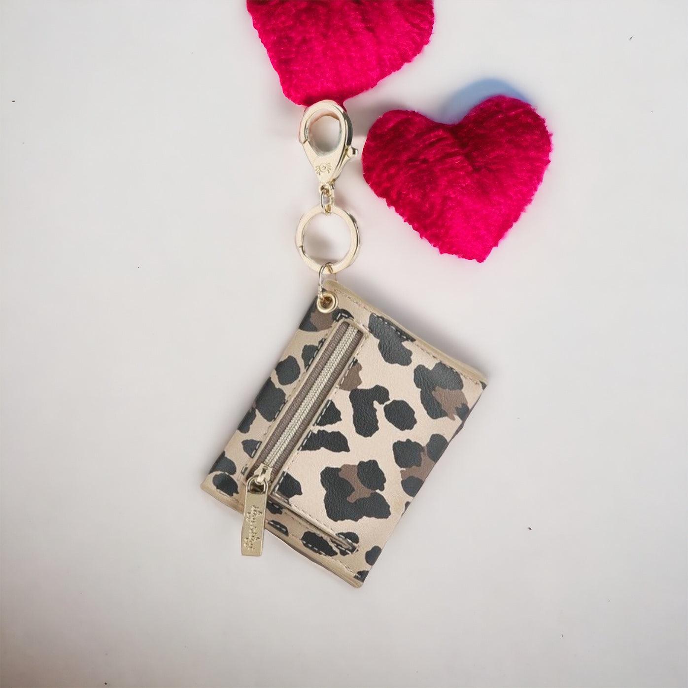 Mini Wallet Card Keychain (leopard)