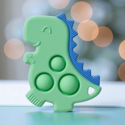 Itzy Pop Dinosaur Teether Toy