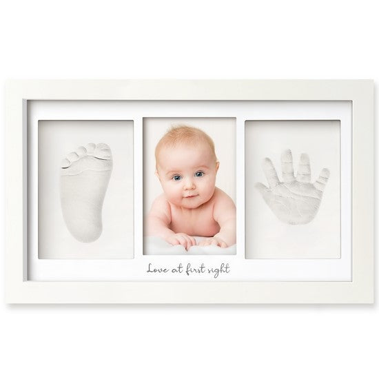 Baby Handprint, Footprint Keepsake Duo Frame Kit