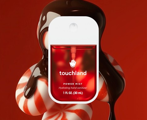 Limited Edition Touchland Power Mist Peppermint Mocha Hand Sanitizer