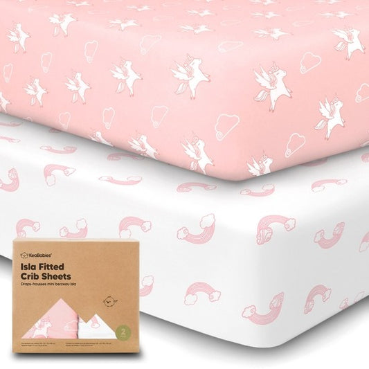 2-pack Organic Cotton Dreamland Fitted Crib Sheet