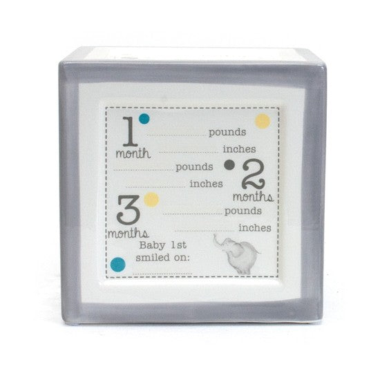 Announcement Block Ceramic Keepsake Bank.  *NEW