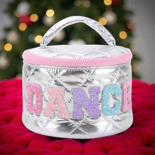 Metallic Round Dance Bag