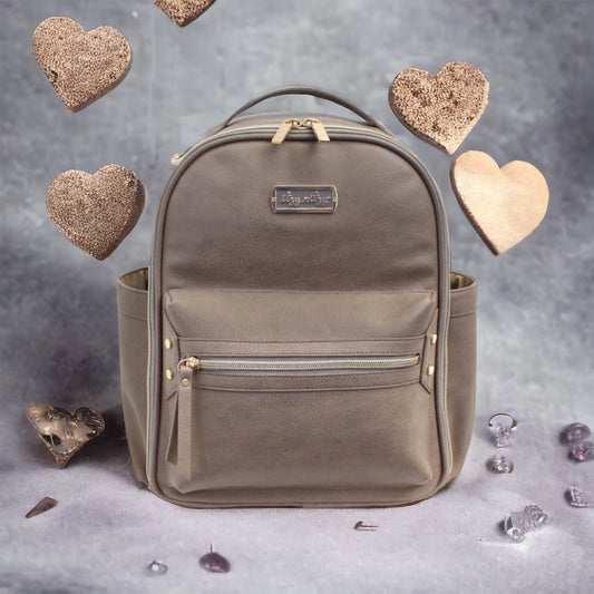 Mini Diaper Bag Backpack (taupe)