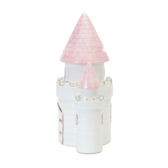 Pink Dreams Big Castle Ceramic Bank.  *NEW