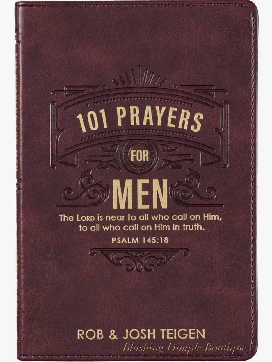101 Prayers For Men Inspirational Gift Book
