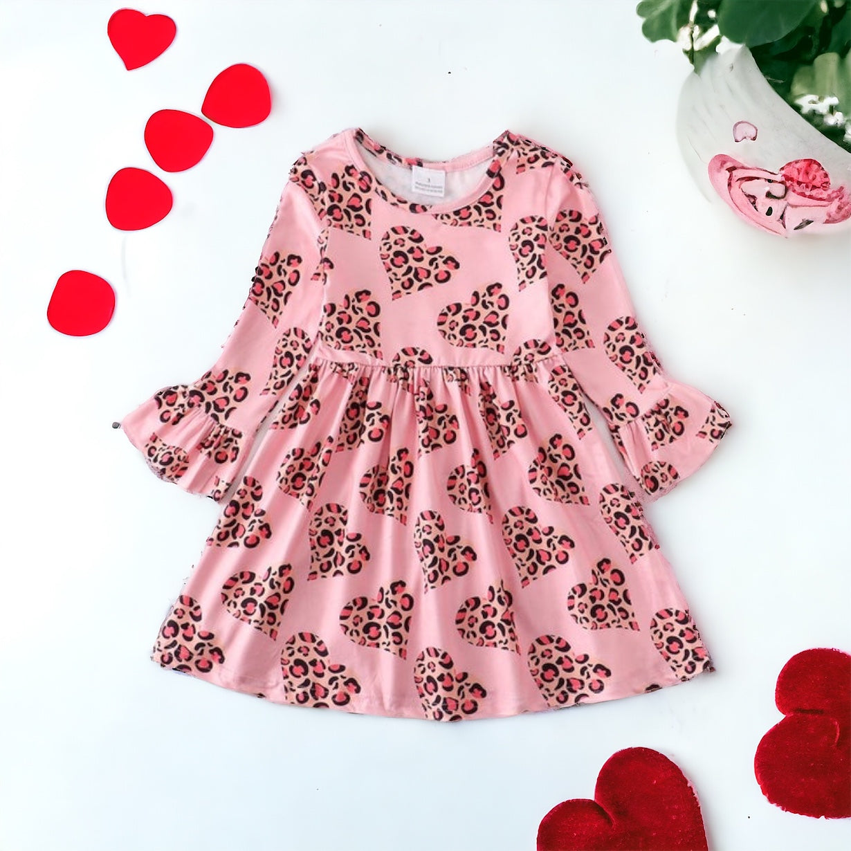Leopard Heart Dress