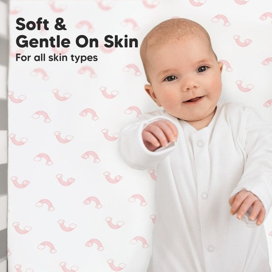 2-pack Organic Cotton Dreamland Fitted Crib Sheet