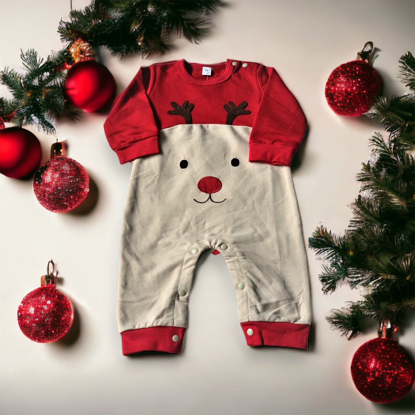 Winter Reindeer Romper