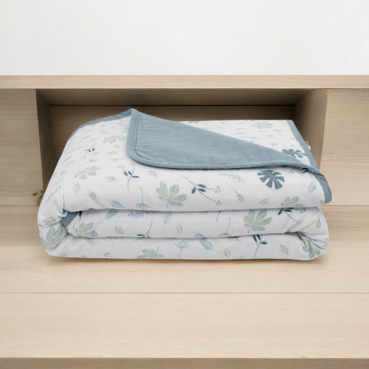 Organic Muslin Blanket (banana leaf)