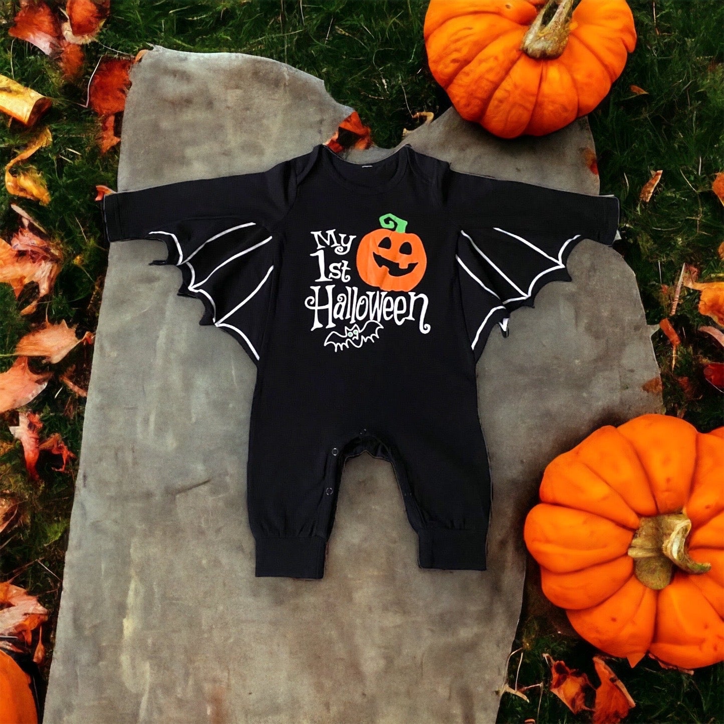 Halloween Bat Baby Jumper