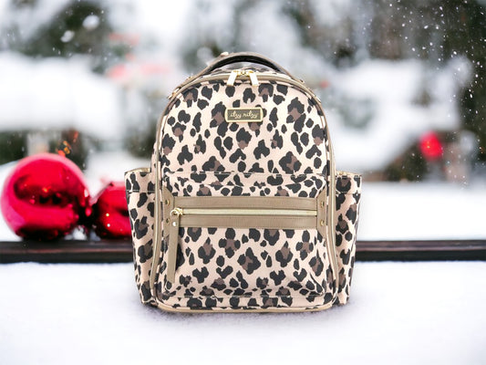 Mini Diaper Bag Backpack (Leopard)
