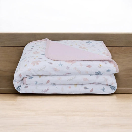 Organic Muslin Blanket (botanical)