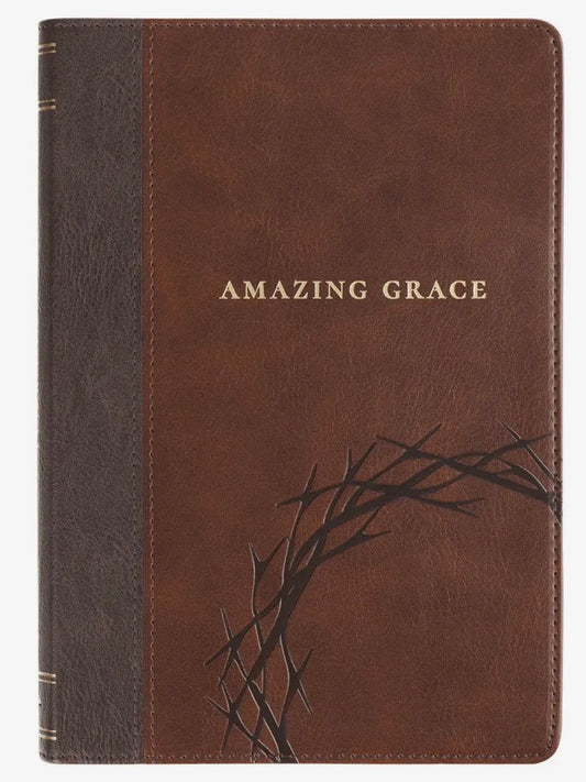 *NEW*  Amazing Grace  Faux Leather Journal