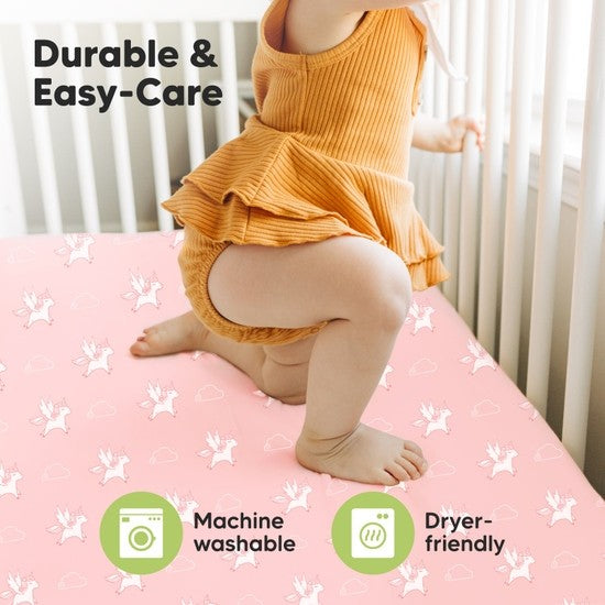 2-pack Organic Cotton Dreamland Fitted Crib Sheet