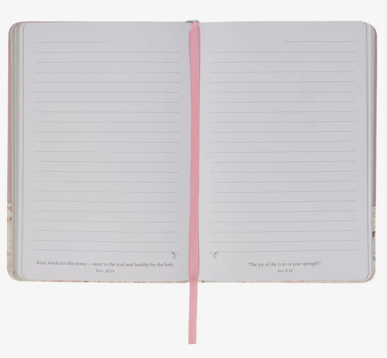 *BEST SELLER* Done in Love Floral Journal with Elastic Closure and Pen Holder - Pink