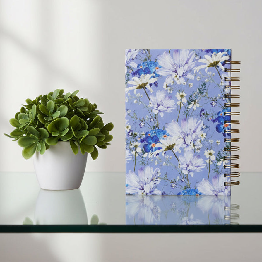 *NEW* Pray Spiral Journal - Blue Blooms