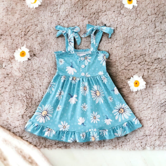 Daisy Shoulder Tie Dress