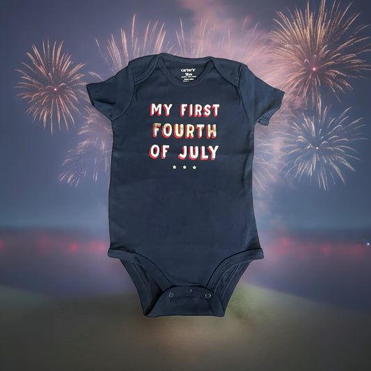 First 4th of July Onesie