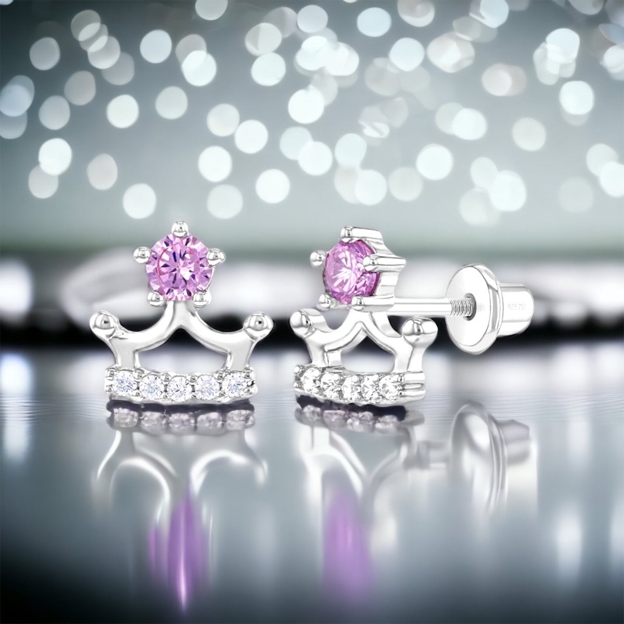 Royal Crown Earrings