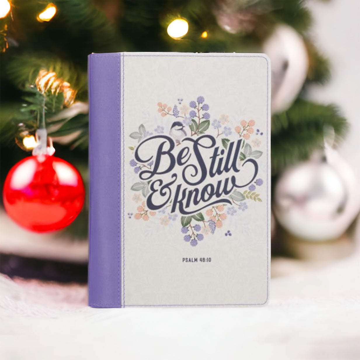 Be Still and Know Journal Purple