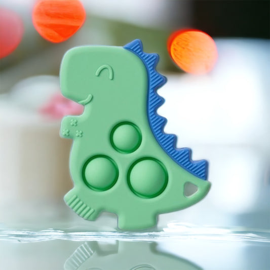 Itzy Pop Dinosaur Teether Toy