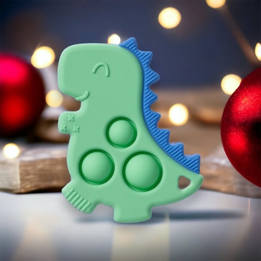 Itzy Pop Dinosaur Teether Toy