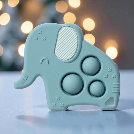 Itzy Pop Elephant Teether Toy