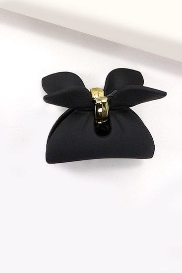Matte Bow Hair Claw Clips