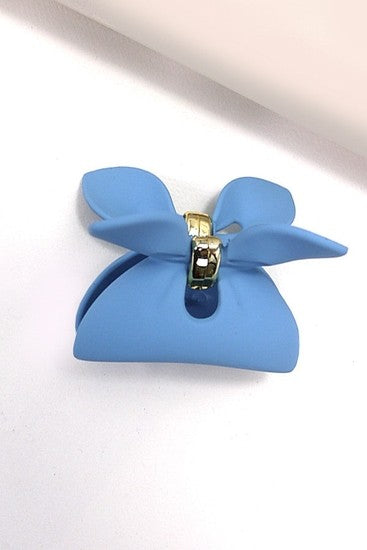 Matte Bow Hair Claw Clips