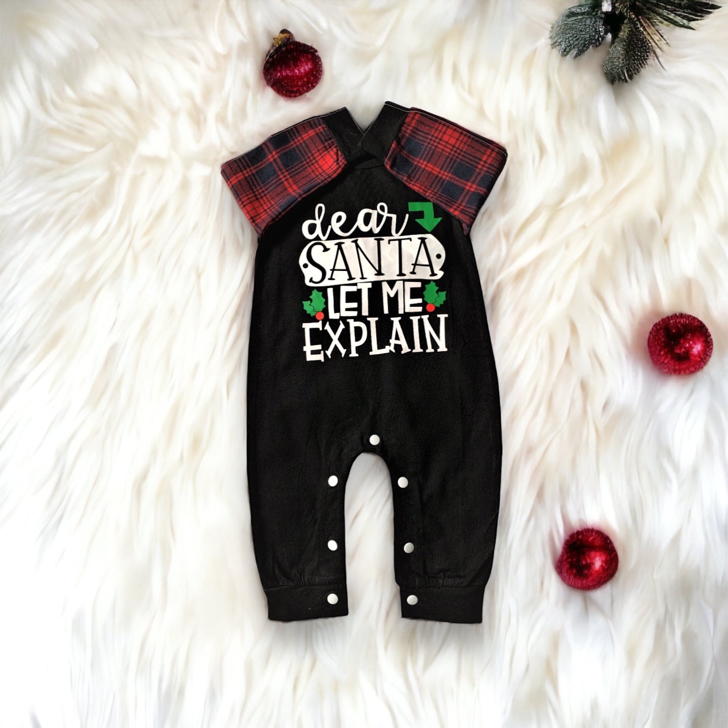 Christmas Santa Explain Romper