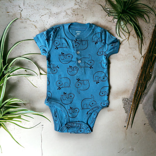 Sloth Bodysuit Blue