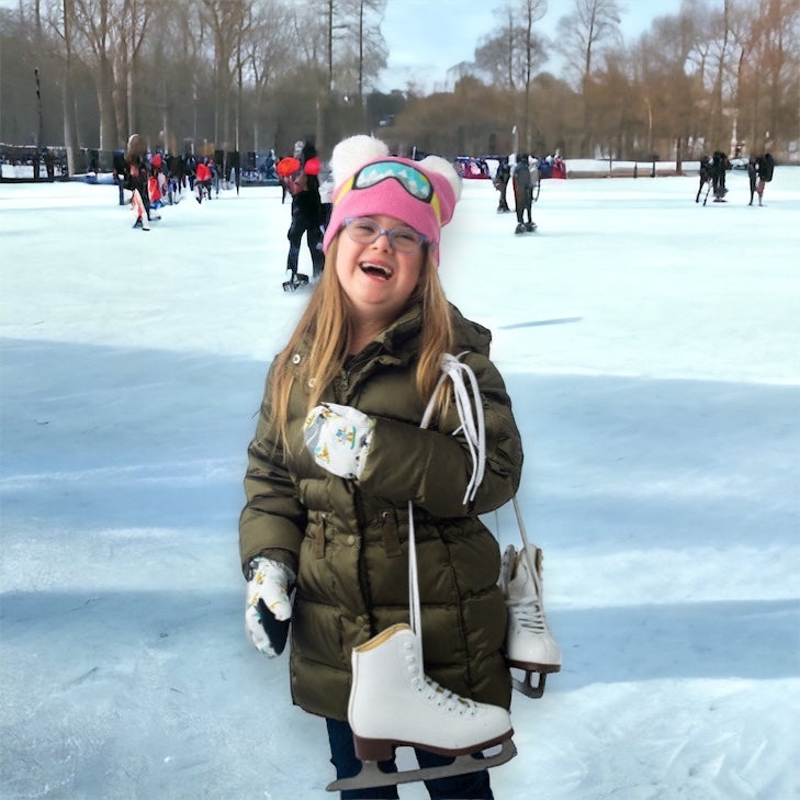 Beanie Ski Goggles (Pink)