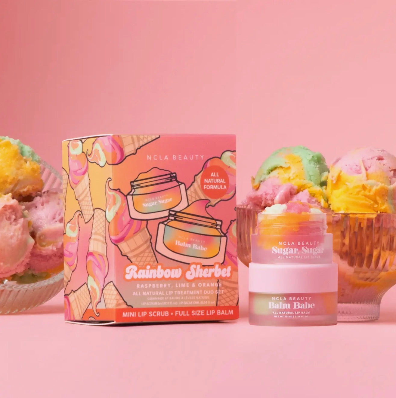 NCLA Rainbow Sherbet Lip Care