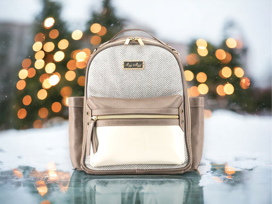 Mini Diaper Bag Backpack (vanilla latte)