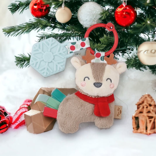 Holiday Reindeer Itzy Pal Teether