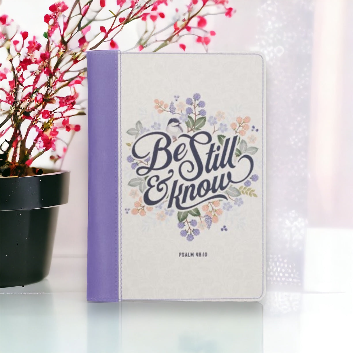 Be Still and Know Journal Purple
