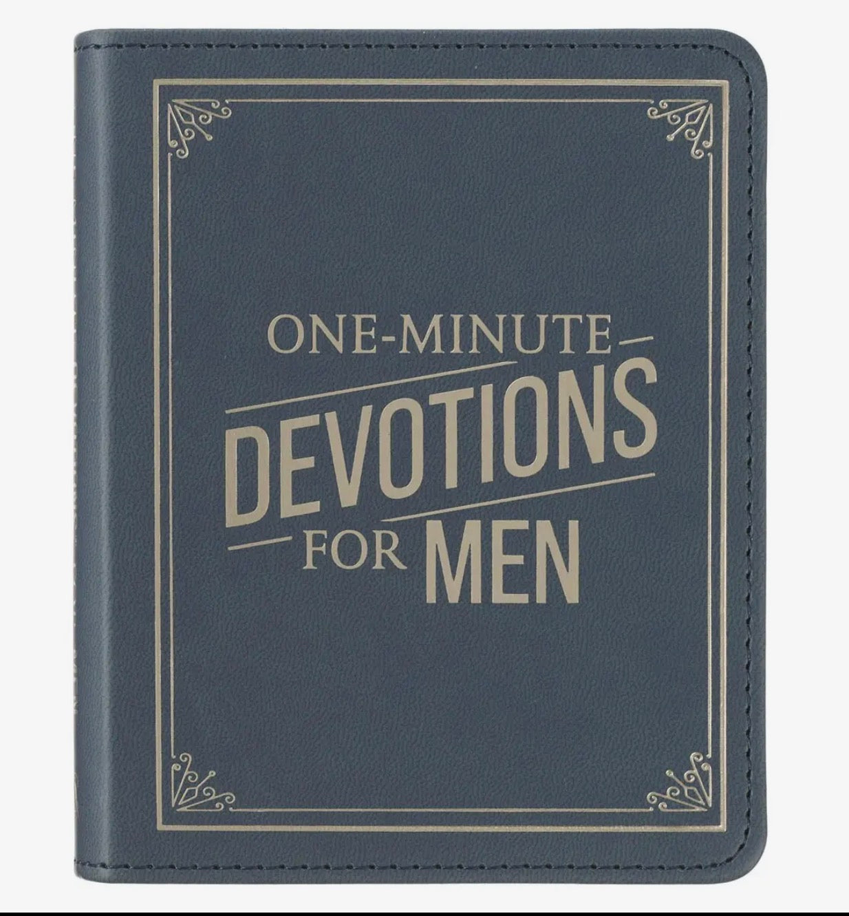 *NEW*  One-Minute Devotions® for Men Devotional - Slate Blue