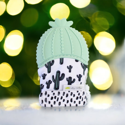 Teething Mitt (cactus)