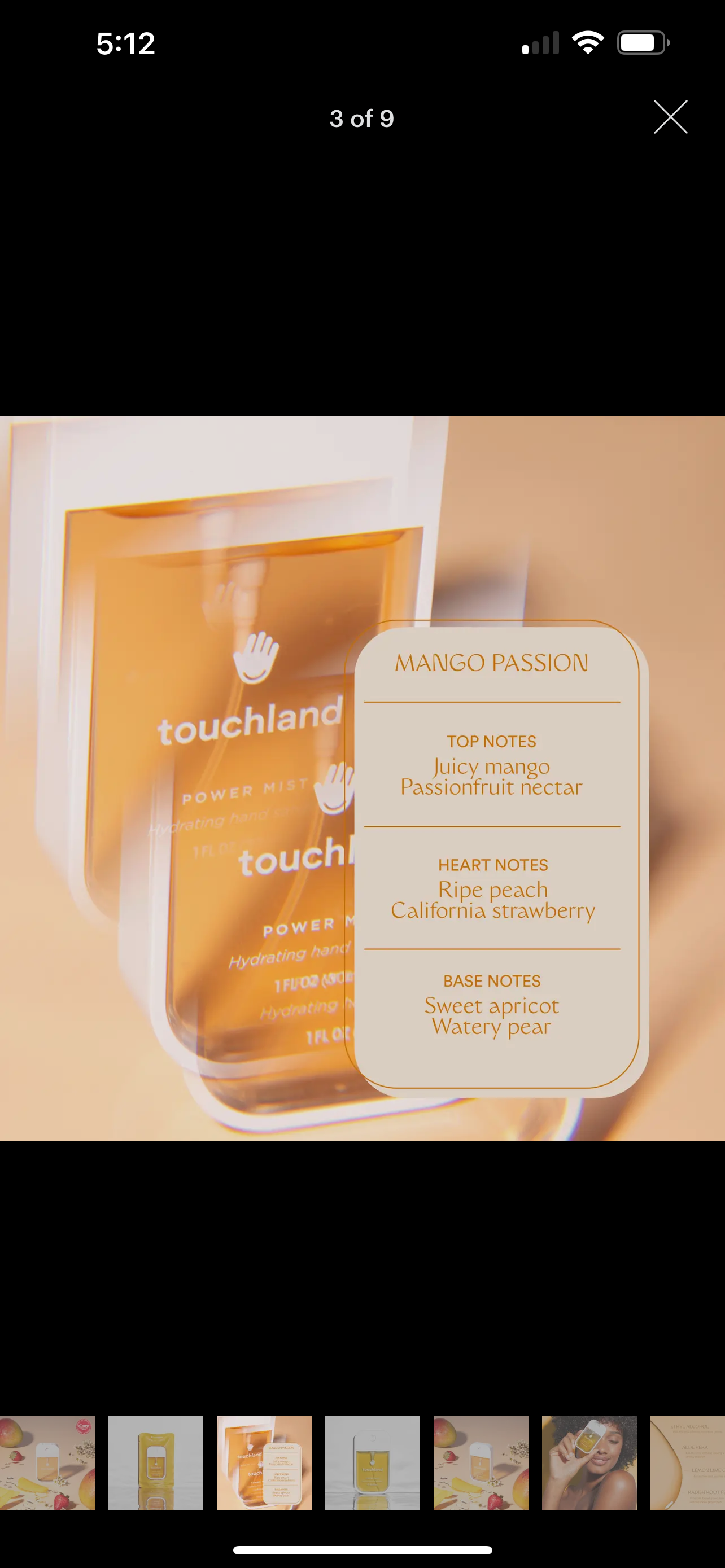 Touchland Mango Passion Mist  💖(Best Seller & Low Stock!)