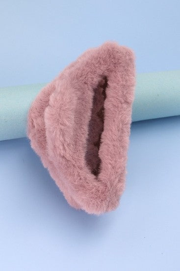 Luxurious Large Furry Hair Claw Clips