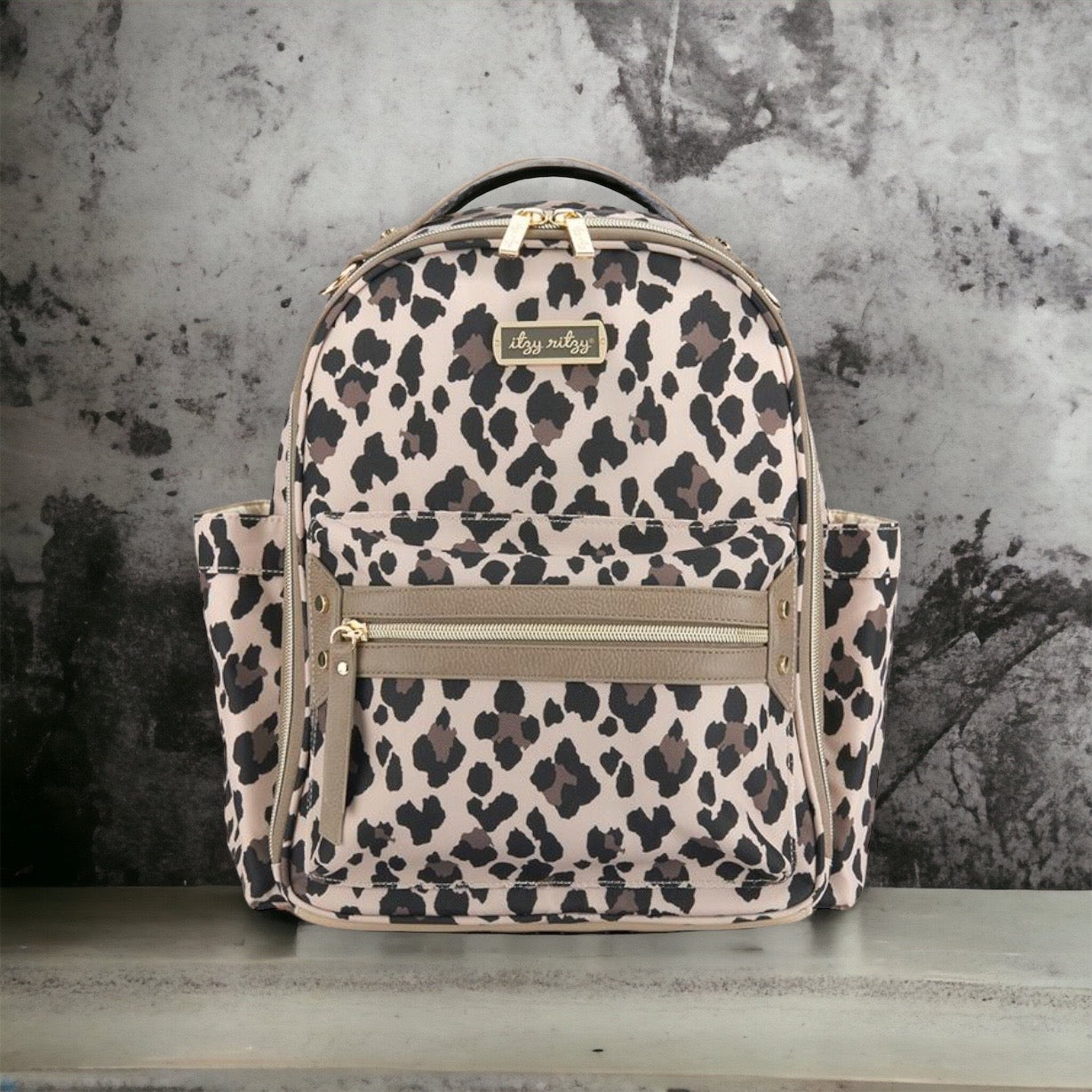 Mini Diaper Bag Backpack (Leopard)