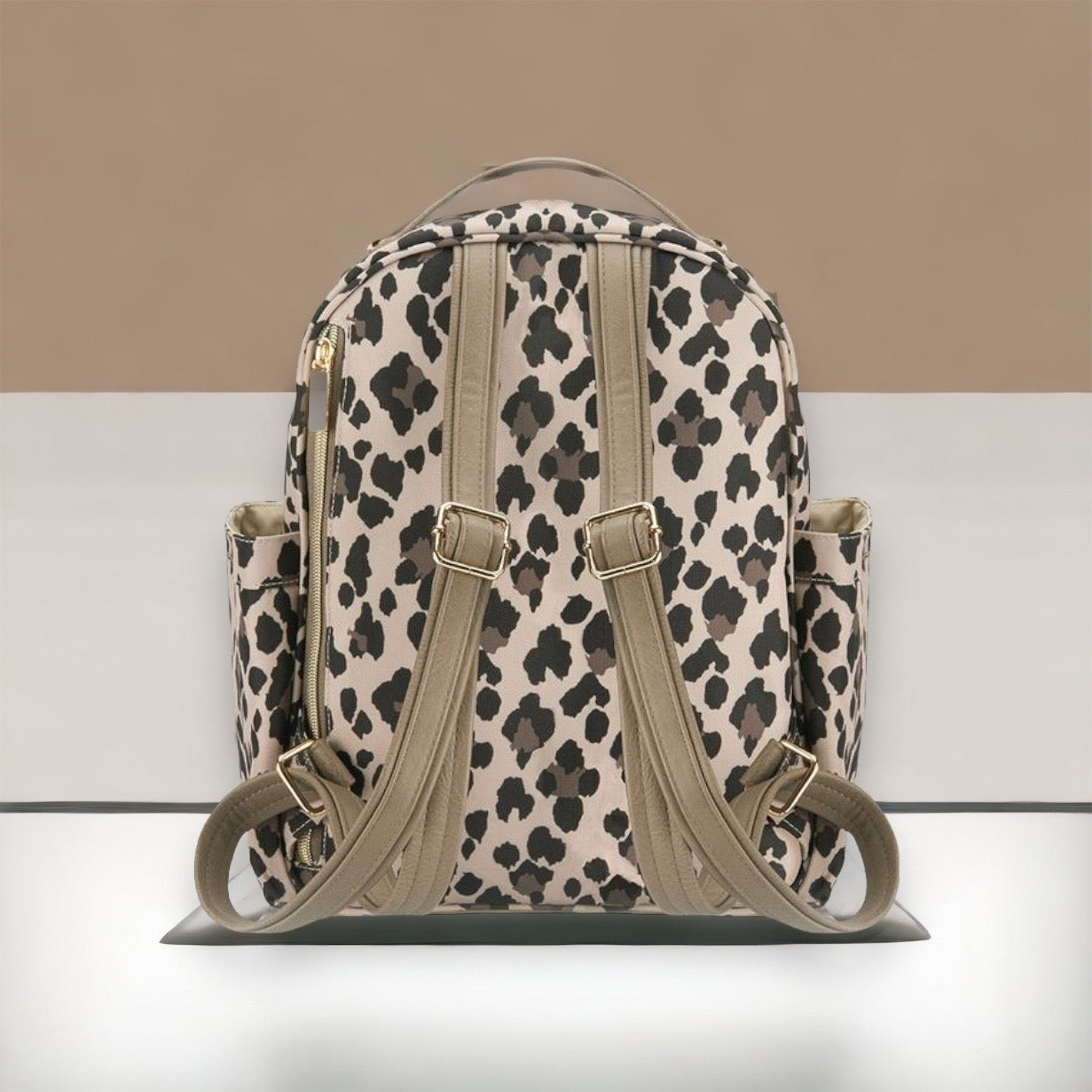 Mini Diaper Bag Backpack (Leopard)