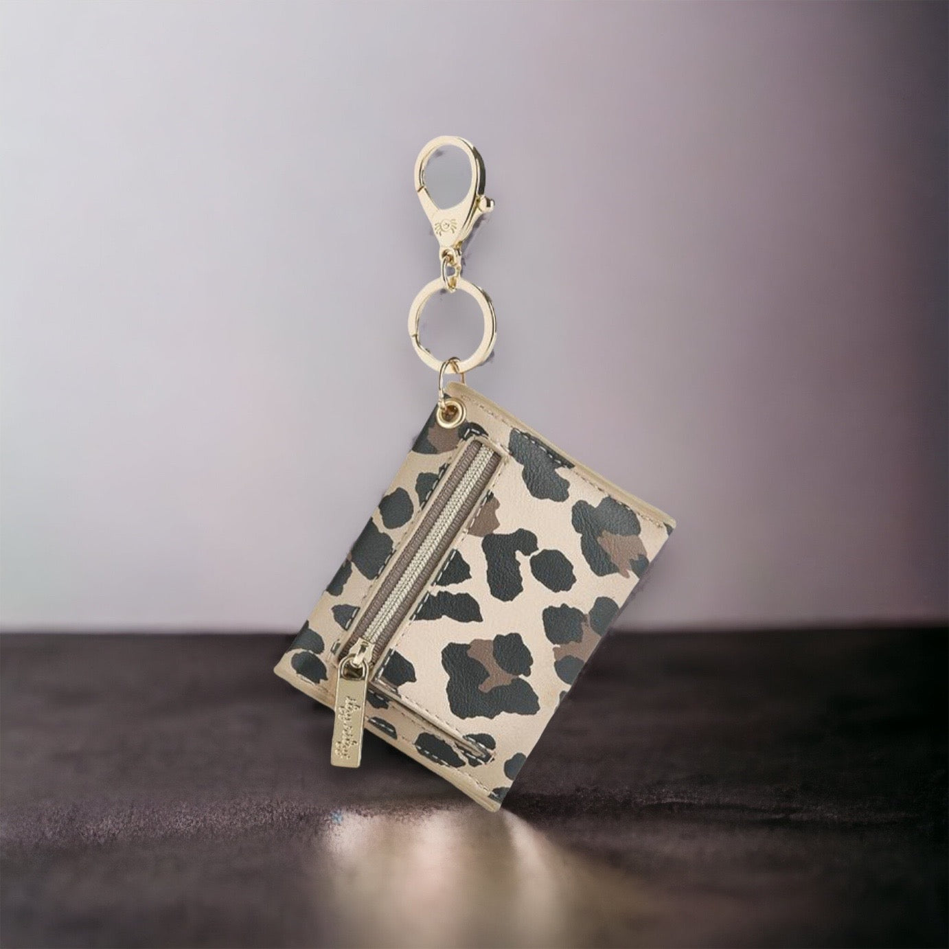 Mini Wallet Card Keychain (leopard)